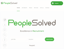 Tablet Screenshot of peoplesolved.com